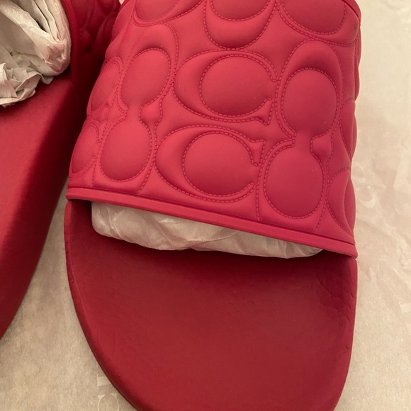 NWB COACH G5062 ULI SLIDE/SLIP ON SPORT SLIDES Women’s Size 6 - Picture 7 of 10